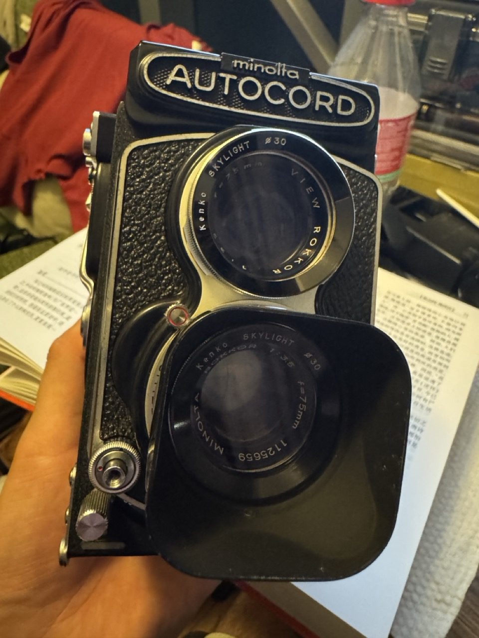 这台Minolta Autocord也出问题了
