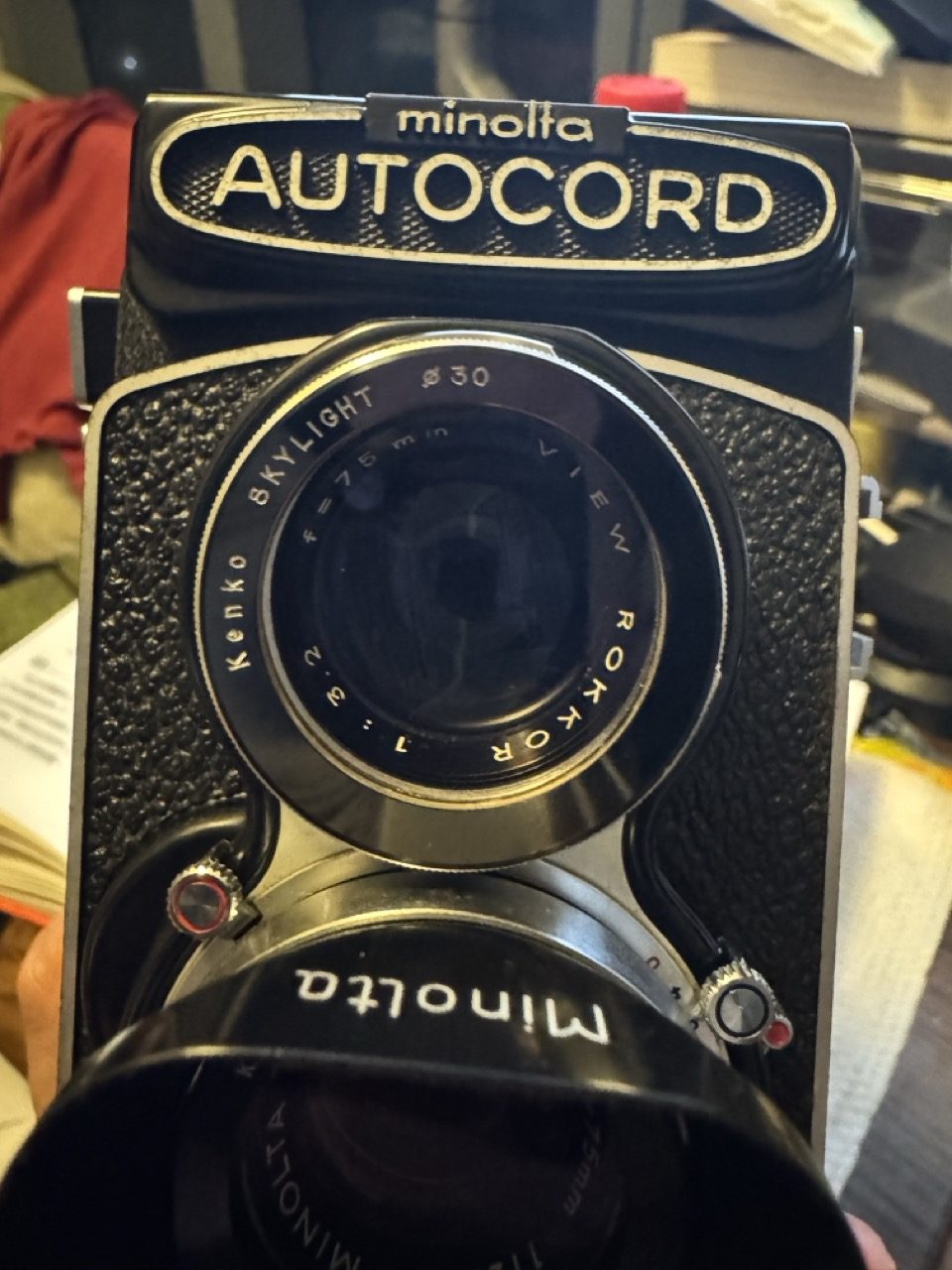 这台Minolta Autocord也出问题了