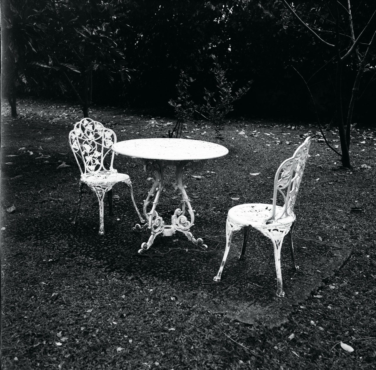 Table and Chairs: B&W Photography