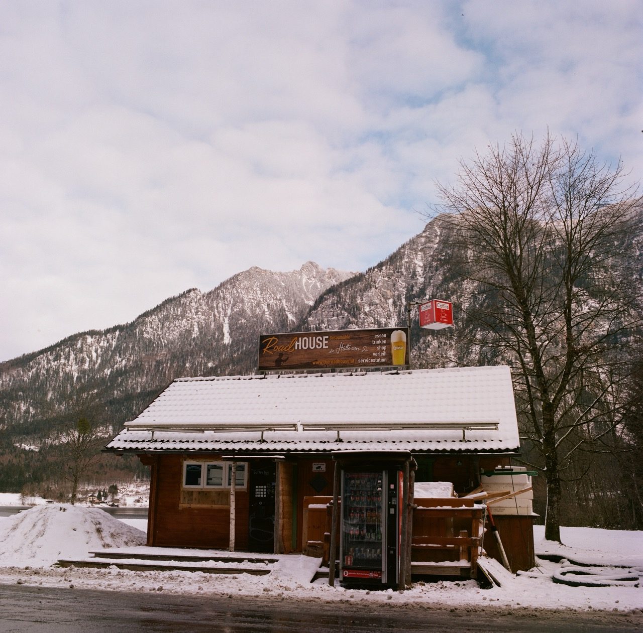 A House in the Rest Area Along the Way From St. Wolfgang to Hallstatt